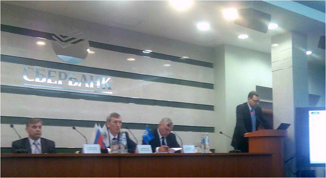 Генеральный директор ЗАО СК «НИК» Александр Родионов провел  презентацию на очередном заседании Наблюдательного совета Консорциума  «Научно-образовательно-производственного кластера «Ульяновск-Авиа»